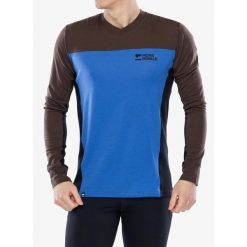 Bluza rowerowa męska Mons Royale Redwood Enduro VLS. Niebieskie bluzy męskie Mons Royale, l, bez wzorów, bez kaptura. Za 329.99 zł.