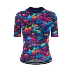 Koszulka rowerowa damska Quest Pink Cosmos. Różowe koszulki sportowe damskie Quest, xs, bez wzorów, z materiału, bez kołnierzyka, bez ramiączek, rowerowe. Za 199.99 zł.