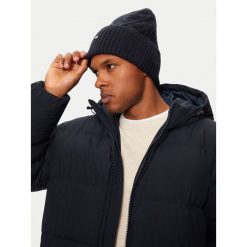 Czapka Tommy Hilfiger. Niebieskie czapki i kapelusze męskie Tommy Hilfiger, na zimę, bez wzorów. Za 299.99 zł.
