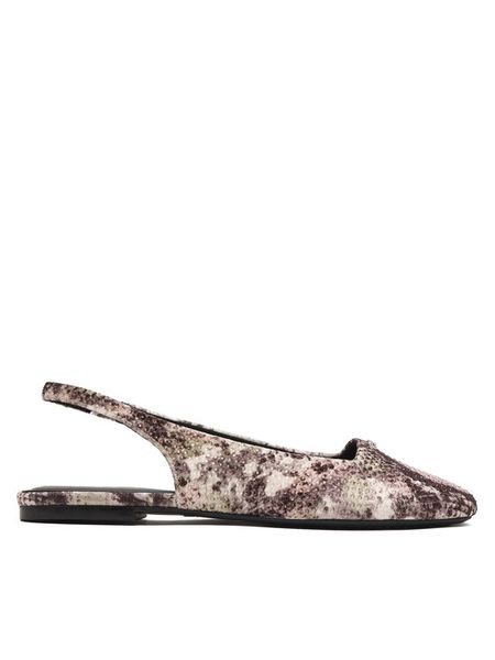 DKNY Baleriny Darrow Logo K1665915 Beżowy. Brązowe baleriny damskie DKNY, bez wzorów, bez obcasa. Za 499.99 zł.