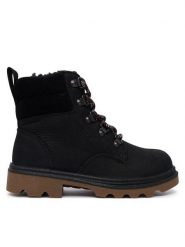ECCO Trapery Grainer 72829251052 Czarny. Czarne buty zimowe dziewczęce ecco, bez wzorów, z nubiku, bez zapięcia. Za 489.99 zł.
