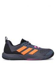 Adidas Buty na siłownię Rapidmove 2 JQ1457 Szary. Szare buty sportowe męskie Adidas, z materiału, bez zapięcia, na fitness i siłownię. Za 373.99 zł.