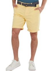 Szorty męskie Fundango North Shore Chino. Żółte krótkie spodenki sportowe męskie Fundango, m, bez wzorów, z bawełny. Za 299.00 zł.
