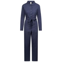 Trespass Mira - Damski kombinezon casualowy granatowy. Niebieskie koszulki sportowe damskie Trespass, bez wzorów, z tkaniny, sportowe, bez kołnierzyka. Za 361.99 zł.