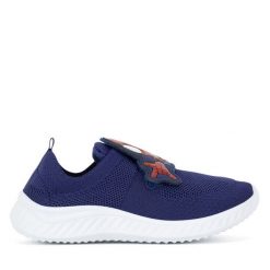Sneakersy Spidey. Niebieskie trampki i tenisówki chłopięce Spidey, bez wzorów, bez zapięcia. Za 59.99 zł.