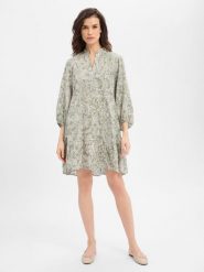 Marc O'Polo Tunika damska Kobiety Bawełna zielony|wielokolorowy wzorzysty, 36. Zielone tuniki damskie Marc O'Polo, bez wzorów, z bawełny, bez kołnierzyka, bez ramiączek. Za 739.95 zł.