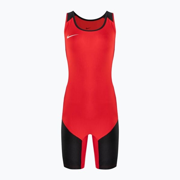 Kombinezon damski Nike Weightlifting Singlet. Czerwone obuwie sportowe damskie Nike, bez wzorów, rowerowe. Za 319.99 zł.