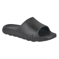 Klapki Coqui Lou 92800555039 czarne. Czarne klapki męskie z materiału, eleganckie. Za 117.86 zł.