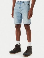 G-Star Raw Szorty jeansowe D10481-8968 Niebieski jasny Slim Fit. Niebieskie szorty męskie G-Star Raw, m, bez wzorów, z bawełny, retro. Za 311.99 zł.