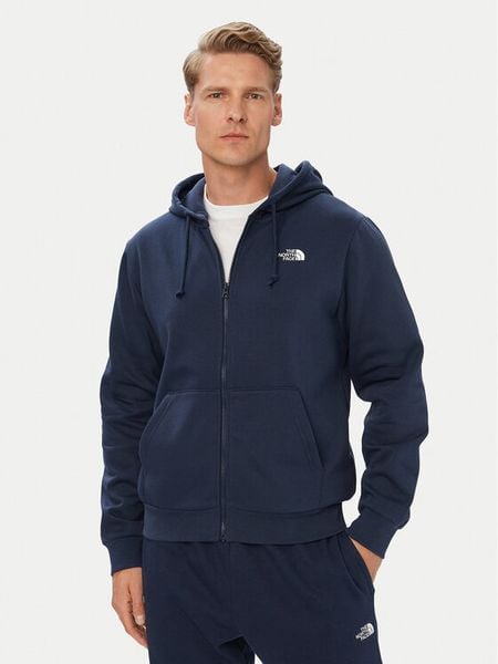 The North Face Bluza Evolution Simple Dome NF0A8EU1 Granatowy Regular Fit. Niebieskie bluzy męskie The North Face, m, bez wzorów, z bawełny, bez kaptura. Za 349.99 zł.