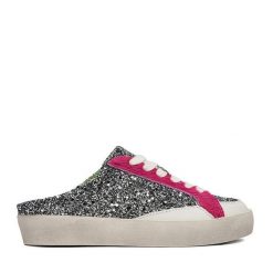 Klapki Eva Minge. Szare klapki damskie Eva Minge, bez wzorów, bez obcasa. Za 379.99 zł.