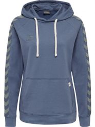 Bluza damska z kapturem Hummel Lmove Classic. Niebieskie bluzy damskie Hummel, na wiosnę, xs, bez wzorów, z bawełny, z kapturem. Za 196.05 zł.