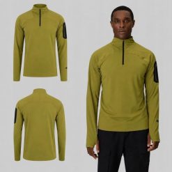 BLUZA MĘSKA TREKKINGOWA SPORTOWA 4F SZYBKOSCHNĄCA M639 SS26 KOLOR ZIELONY. Zielone bluzy męskie 4f, l, bez wzorów, z materiału, bez kaptura. Za 132.00 zł.