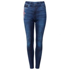 Desigual Legginsy Damskie Legging Nala Xl Ciemnoniebieskie. Legginsy damskie marki Desigual. Za 249.00 zł.