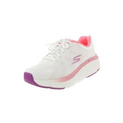 Buty do biegania damskie, Skechers Max Cushioning Delta. Białe obuwie sportowe damskie Skechers, bez wzorów, do biegania. Za 349.99 zł.