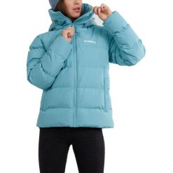 Kurtka damska Fundango Amber Padded. Niebieskie kurtki damskie Fundango, s, bez wzorów, z puchu, bez kaptura. Za 419.90 zł.