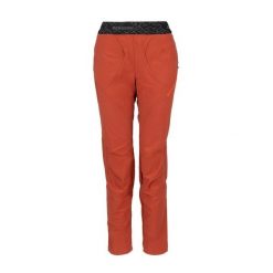 Spodnie wspinaczkowe damskie Bergson Rockline CO. Czerwone spodnie sportowe damskie Bergson, l, bez wzorów, z materiału, trekkingowe. Za 269.00 zł.