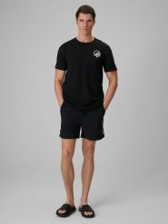 T-shirt bawełniany męski 4F 4FRSS26TTSHM4296. Zielone t-shirty męskie 4f, m, bez wzorów, z bawełny, klasyczne, bez kołnierzyka. Za 57.99 zł.