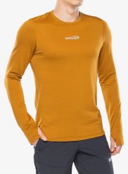 Bluza bez kaptura Inov-8 Adventure Mid Crew. Brązowe bluzy męskie Inov-8, l, bez wzorów, z materiału, bez kaptura. Za 324.49 zł.