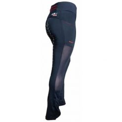 Damskie legginsy jeździeckie z pełną przyczepnością Karlslund Galdur Jodhpur. Niebieskie legginsy damskie KARLSLUND, bez wzorów, z materiału. Za 386.50 zł.