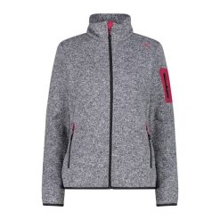 Damski polar CMP. Białe bluzy sportowe damskie CMP, bez wzorów, z polaru, bez kaptura, narciarskie. Za 303.15 zł.