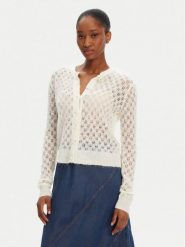 Munthe Kardigan Perl 252162025274 Beżowy Regular Fit. Brązowe kardigany damskie Munthe, bez wzorów, z syntetyku. Za 839.99 zł.