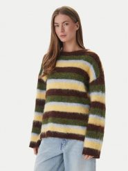 ONLY Sweter Sweter 15375036 Zielony Regular Fit. Zielone swetry damskie Only, l, bez wzorów, z syntetyku, bez kołnierzyka, bez ramiączek, bez kaptura. Za 209.99 zł.