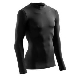 Koszulka sportowa z długim rękawem zimowa CEP Wingtech męska. Czarne koszulki sportowe męskie CEP, na zimę, m, bez wzorów, bez kołnierzyka, bez ramiączek, do biegania. Za 260.00 zł.