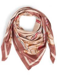 GUESS Szalik damski Kobiety brązowy wzorzysty, ONE SIZE. Brązowe szaliki i chusty damskie Guess, z aplikacjami, z syntetyku, eleganckie. Za 329.95 zł.