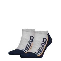 Skarpetki Niskie 2-Pack Szaro-Navy 39-42 Oddychające i Wygodne. Niebieskie skarpety damskie Head, bez wzorów. Za 122.99 zł.