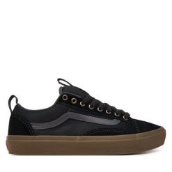 Tenisówki Vans. Czarne trampki męskie Vans, bez wzorów, bez zapięcia. Za 369.99 zł.