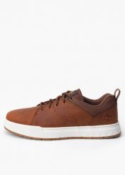 Sneakersy męskie TIMBERLAND Maple Grove LTHR OX. Brązowe buty sportowe męskie Timberland, z gumy, eleganckie, bez zapięcia. Za 530.99 zł.