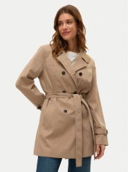 Vero Moda Trencz Chelsea 10329343 Beżowy Regular Fit. Brązowe płaszcze damskie Vero Moda, l, bez wzorów, z syntetyku, bez kaptura. Za 229.99 zł.