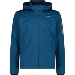 Kurtka softshell z kapturem CMP. Niebieskie kurtki męskie CMP, na wiosnę, m, bez wzorów, z materiału, z kapturem. Za 289.99 zł.