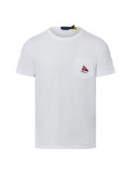 Polo Ralph Lauren Koszulka Mężczyźni Bawełna biały|wielokolorowy, S. Białe koszulki polo męskie Polo Ralph Lauren, m, bez wzorów, z bawełny, bez ramiączek. Za 689.95 zł.