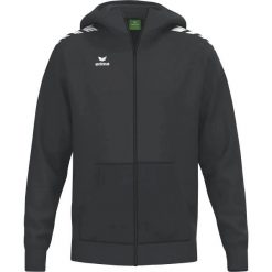 Bluza z kapturem Erima CMPT Wings. Czarne bluzy damskie Erima, m, bez wzorów, z bawełny, z kapturem. Za 265.65 zł.
