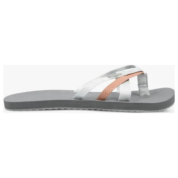 Symbiosis Lucia Japonki buty damskie, srebrny, rozmiar 6. Szare klapki damskie Symbiosis, z aplikacjami, ze skóry, wakacyjne, bez obcasa. W wyprzedaży za 39.99 zł.