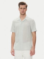 Calvin Klein Koszula K10K114197 Szary Regular Fit. Szare koszule męskie Calvin Klein, l, bez wzorów, z bawełny, bez kołnierzyka, bez ramiączek. Za 279.99 zł.