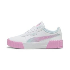 Buty sportowe damskie Puma Carina 3.0 Faded Glow Premium. Białe obuwie sportowe damskie Puma, bez wzorów, z materiału. Za 222.00 zł.