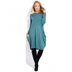 Fille Du Couturier Sukienka Damska Daniela 44 Turkusowy. Niebieskie sukienki damskie Fille Du Couturier. W wyprzedaży za 299.00 zł.