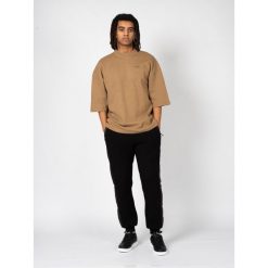 T-shirt fitness męski Kimono Oversize. Brązowe t-shirty męskie Fila, m, bez wzorów, z bawełny, bez kołnierzyka. Za 187.00 zł.