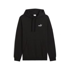 Męska bluza z kapturem Essentials z małym logo No. 1 PUMA Black. Białe bluzy męskie Puma, l, bez wzorów, prążkowane, z kapturem. Za 219.00 zł.
