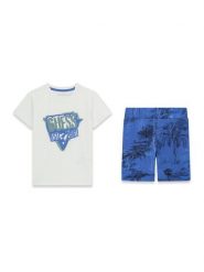 Guess Komplet t-shirt i spodenki N6GG05 K8HM4 Kolorowy Regular Fit. Szorty dla chłopców Guess, z aplikacjami, z bawełny, bez ramiączek. Za 194.99 zł.