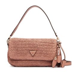 Torebka Guess. Czerwone listonoszki damskie Guess, z aplikacjami, bez dodatków. Za 589.99 zł.