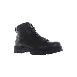 Trapery męskie LUMBERJACK SADDLE. Czarne śniegowce i trapery męskie Lumberjack, ze skóry, bez zapięcia. Za 299.99 zł.