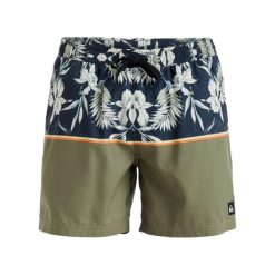 Szorty kąpielowe dla Mężczyzn SPL FLORAL 15" Czarny. Czarne krótkie spodenki sportowe męskie Quiksilver, m, bez wzorów, z materiału. W wyprzedaży za 163.65 zł.