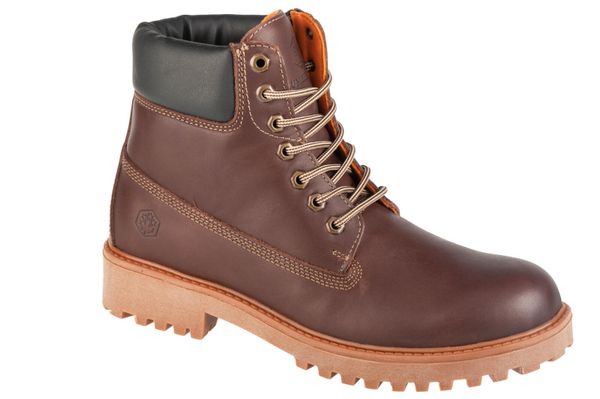 Trapery męskie, Lumberjack River 2. Brązowe śniegowce i trapery męskie Lumberjack, na zimę, z materiału, sportowe, bez zapięcia. Za 379.99 zł.