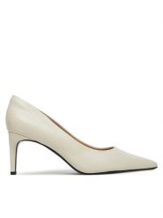 Calvin Klein Szpilki Pump 70 Pointy Hw Bar Lth HW0HW02561 Écru. Szpilki damskie Calvin Klein, bez wzorów, ze skóry, bez obcasa, bez zapięcia. Za 629.99 zł.