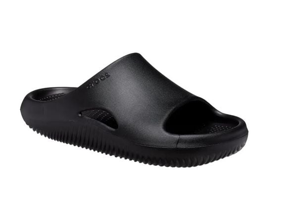 Sandały CROCS MELLOW RECOVERY SLIDE Czarny. Czarne sandały męskie Crocs, z materiału, bez zapięcia. Za 199.99 zł.