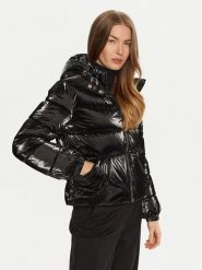 Gaudi Kurtka zimowa 421BD35008 Czarny Regular Fit. Czarne kurtki damskie Gaudi, na zimę, bez wzorów, z syntetyku, bez kaptura. Za 639.99 zł.